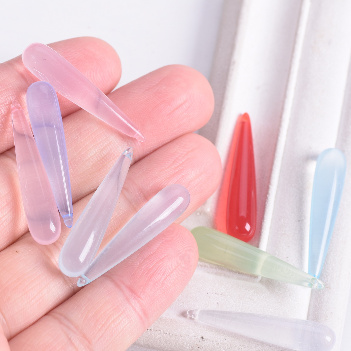 10pcs Long Teardrop Shape 35x7 – Resin Craft Projects recenzja i cena