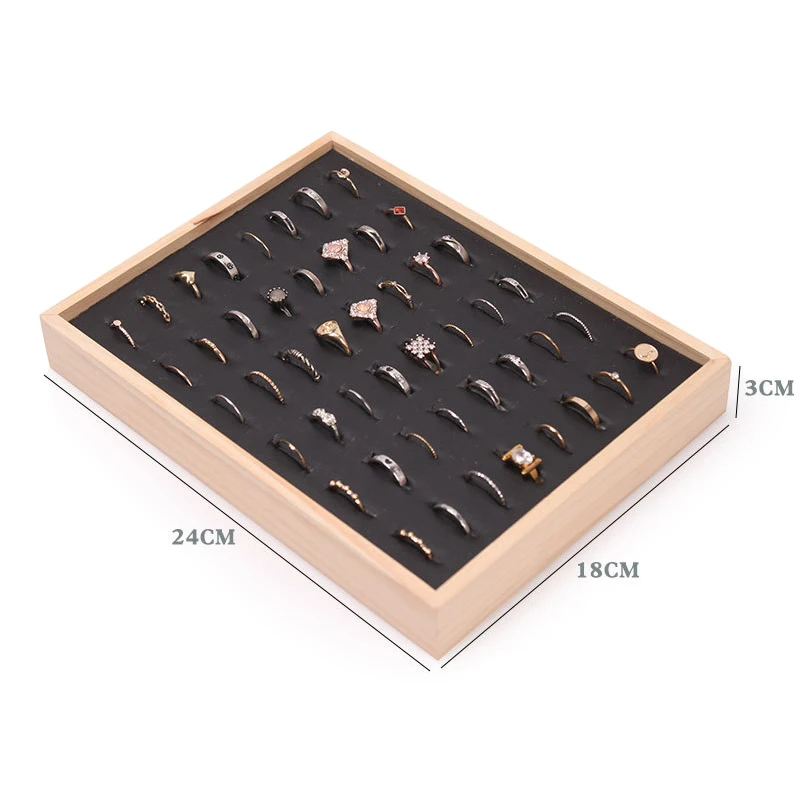 Wholesale Wood 48 Grids Rings  – Wood Ring Blank recenzja i cena