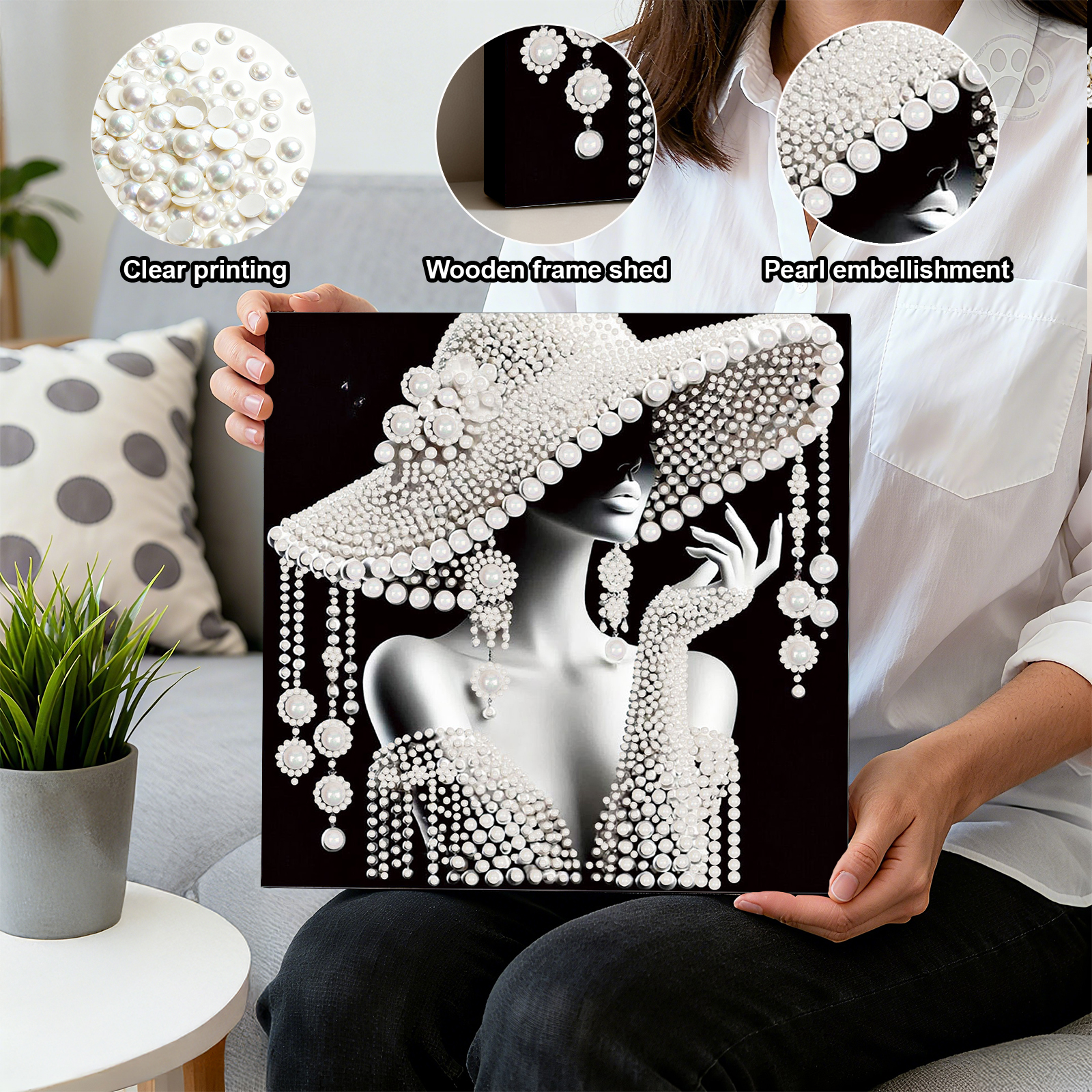 DIY Ladies Pearl Diamond Paint – Resin Craft Material recenzja i cena