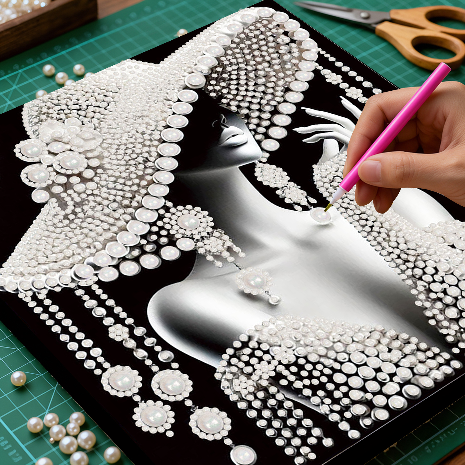 DIY Ladies Pearl Diamond Paint – Resin Craft Material recenzja i cena