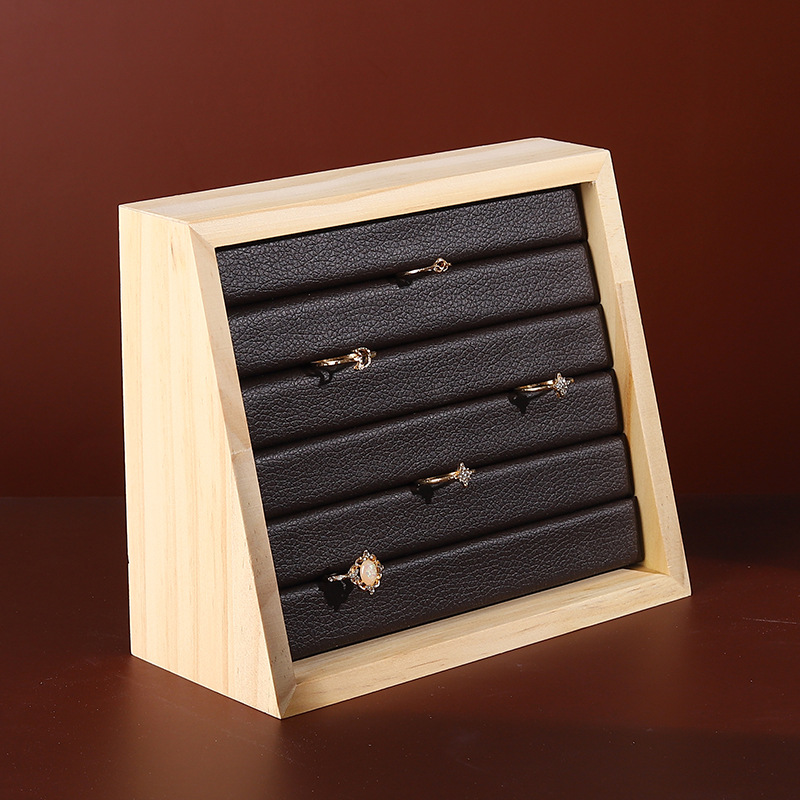 1pc Wood Jewelry Display Tray  – Wood Ring Blank recenzja i cena