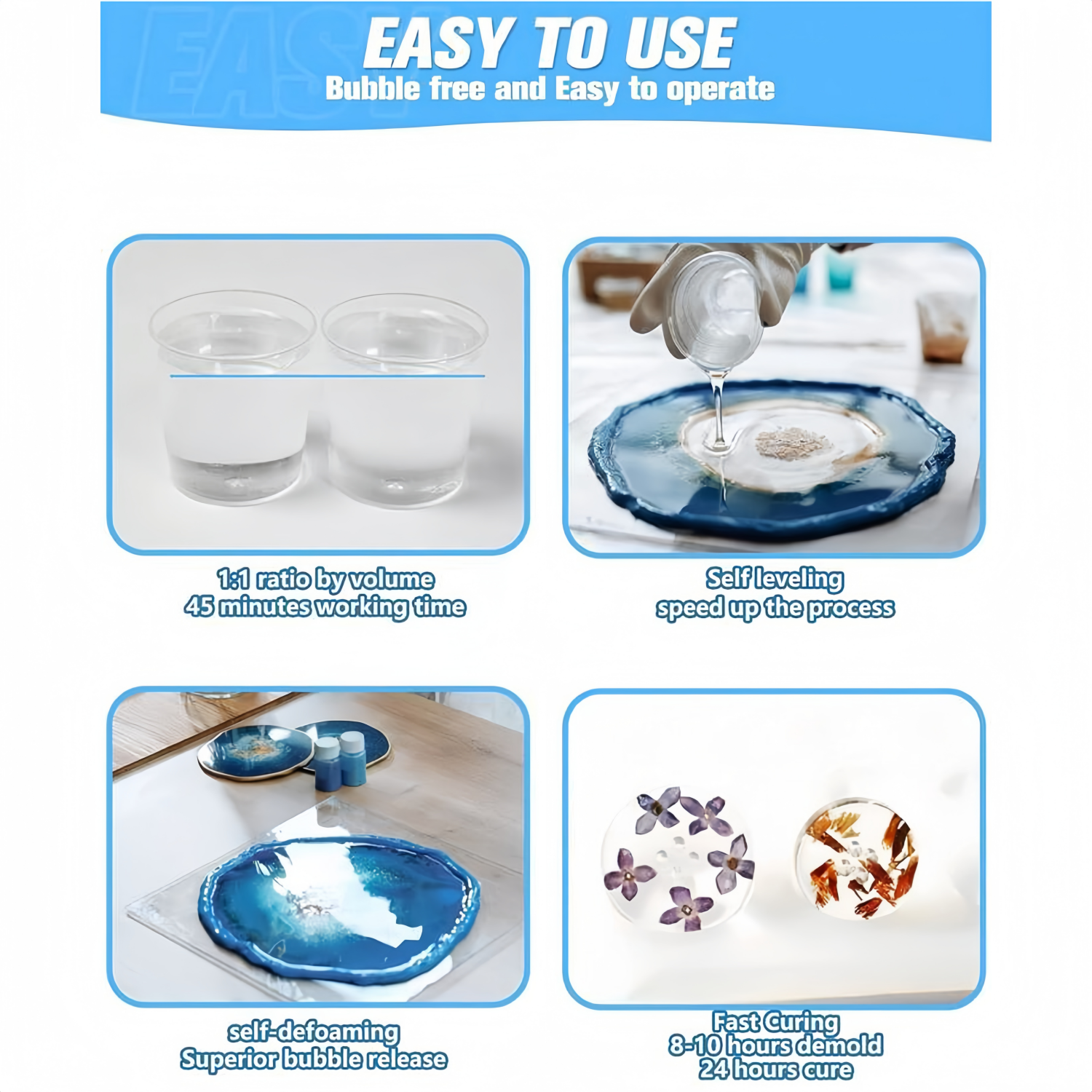 16.9oz Clear Epoxy Resin Kit C – Resin Jewelry Kit recenzja i cena