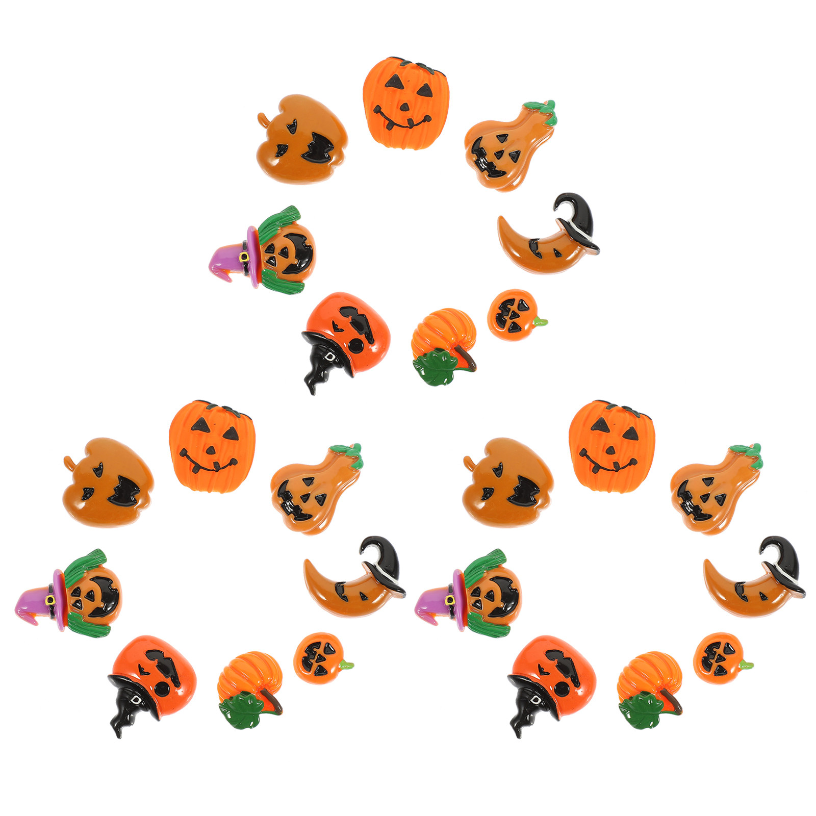 24Pcs Resin Halloween Pumpkin  – Resin Crafts Diy recenzja i cena