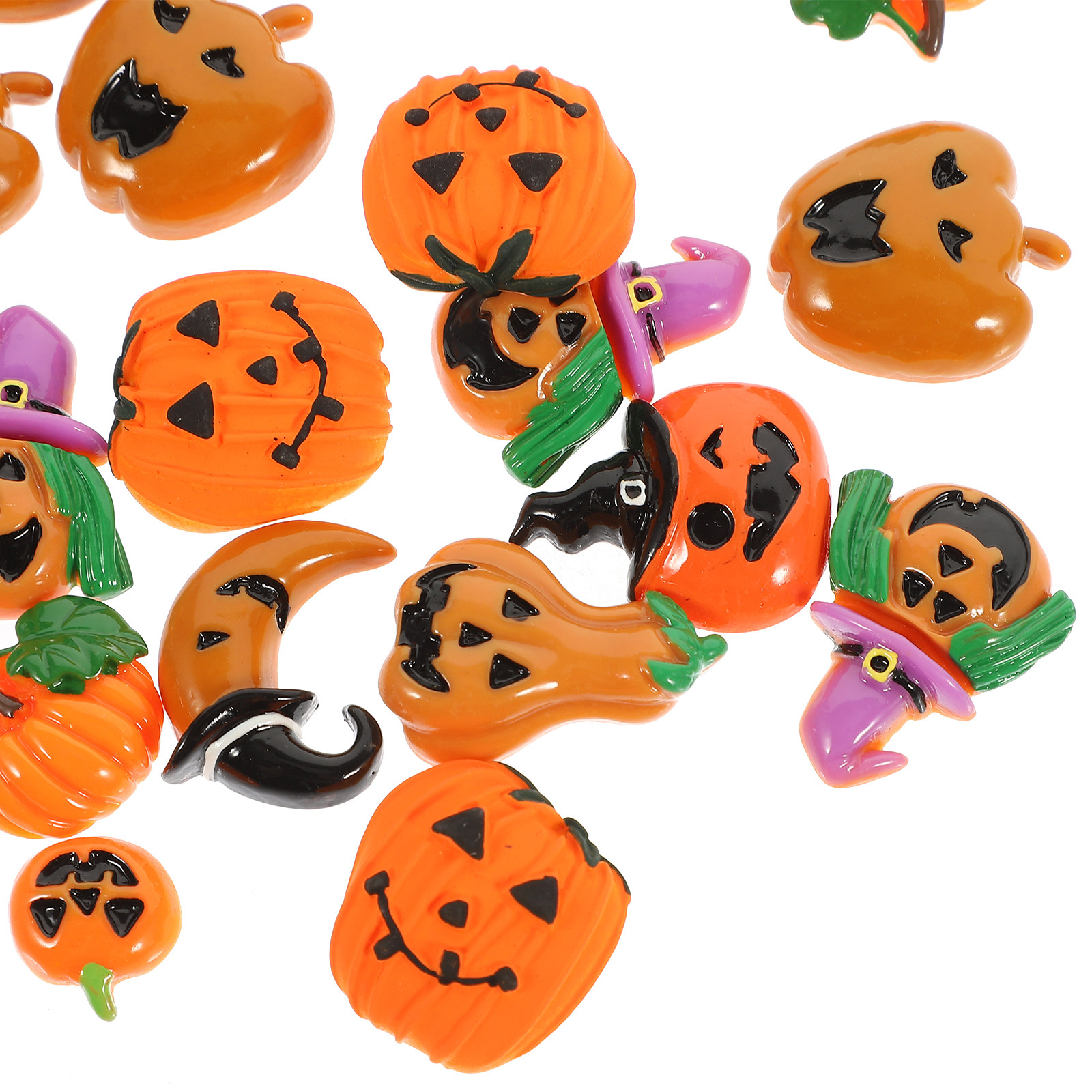 24Pcs Resin Halloween Pumpkin  – Resin Crafts Diy recenzja i cena