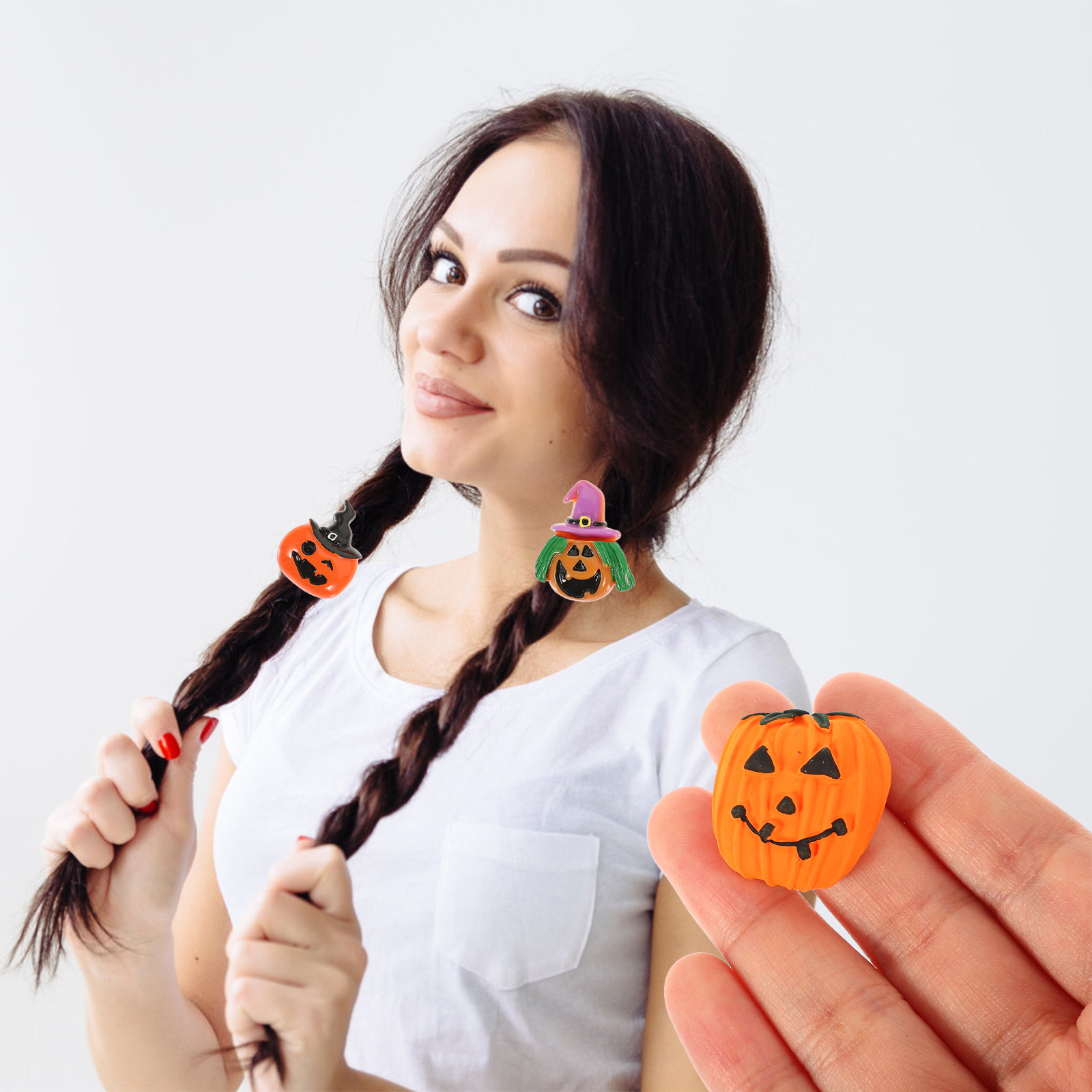 24Pcs Resin Halloween Pumpkin  – Resin Crafts Diy recenzja i cena