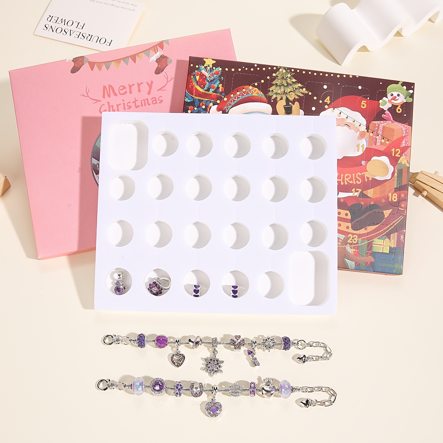 Christmas purple beads DIY jew – Resin Jewelry Kit recenzja i cena