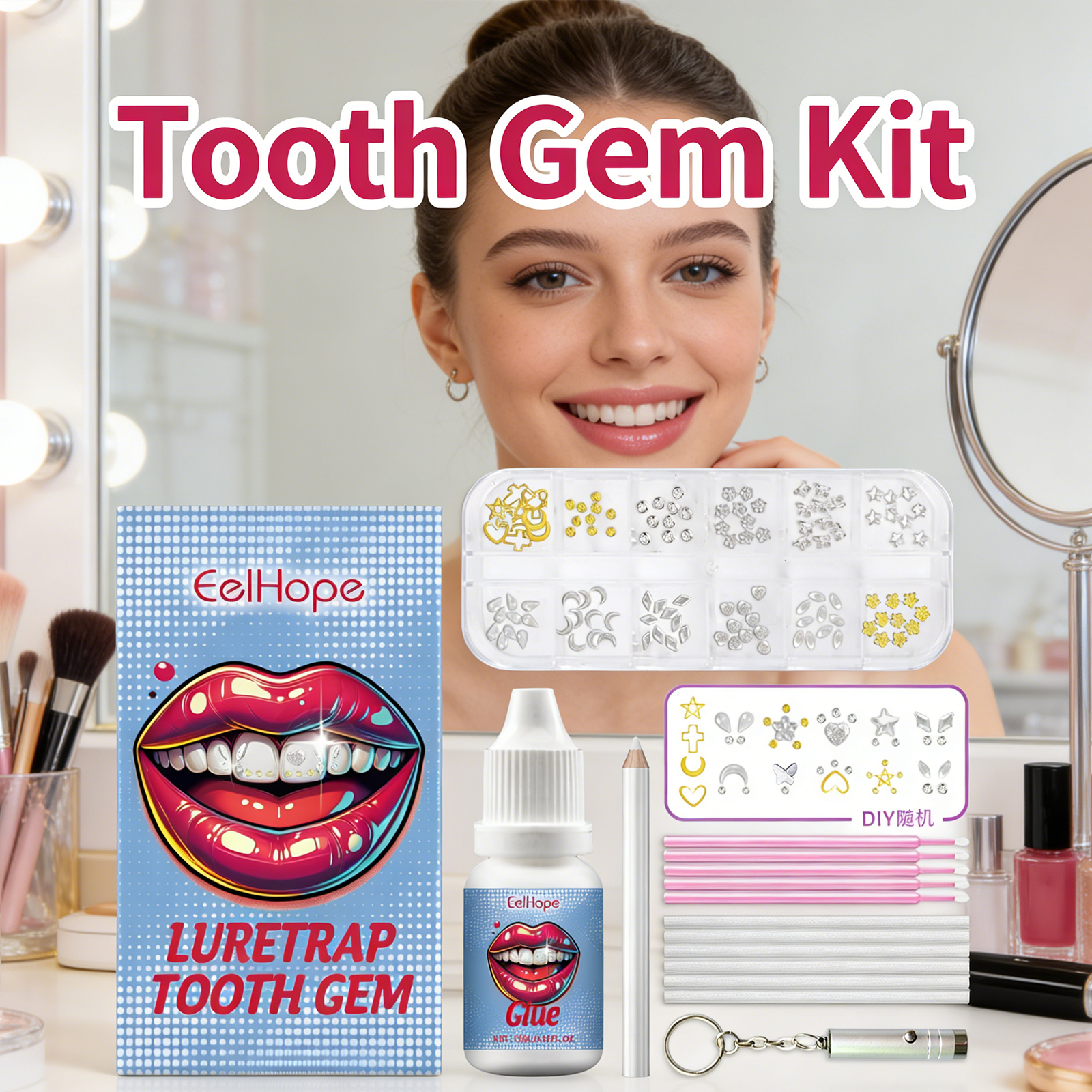 Tooth Gems Sparkling Teeth Jew – Resin Jewelry Kit recenzja i cena