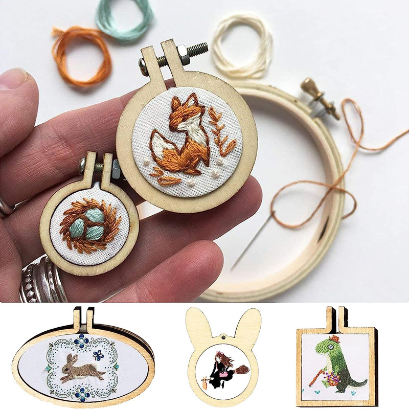 5pcs Mini Wood Embroidery Hoop – Wood Ring Blank recenzja i cena