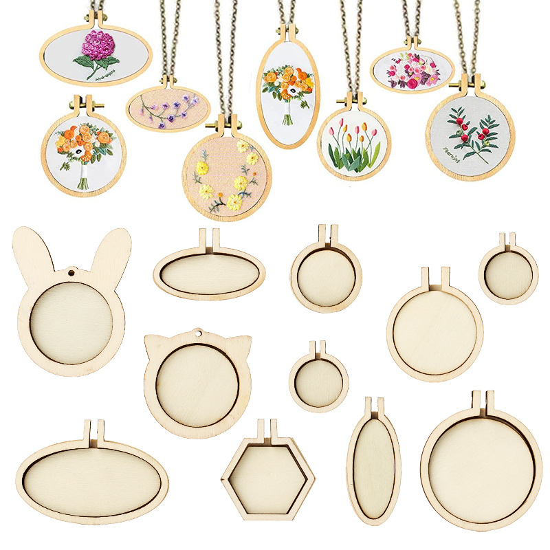 5pcs Mini Wood Embroidery Hoop – Wood Ring Blank recenzja i cena