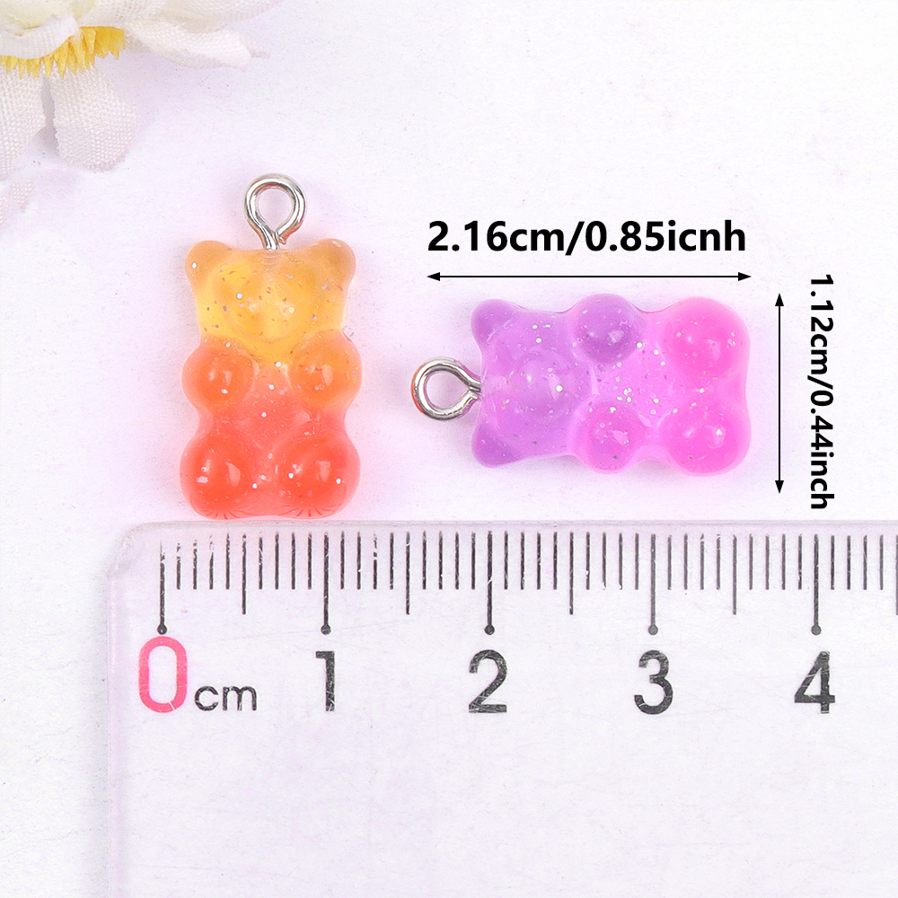 60pcs Dual Color Resin Bear Sh – Resin Craft Material recenzja i cena
