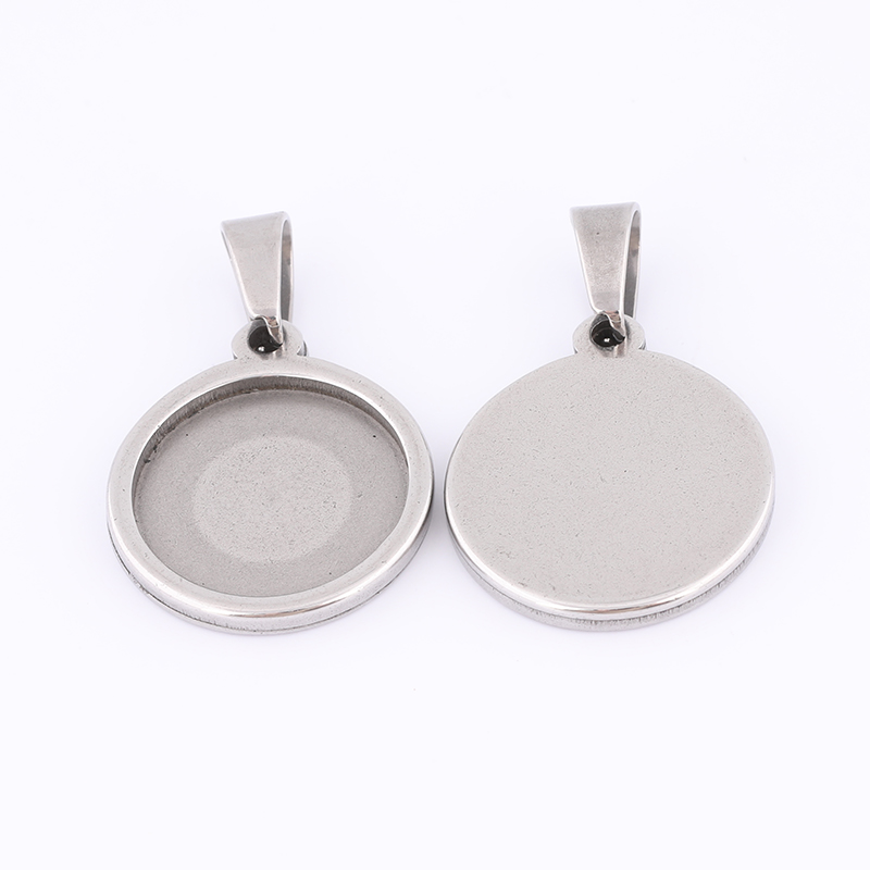10pcs 15mm Round Cabochon Base – Bezels Set Pendant recenzja i cena