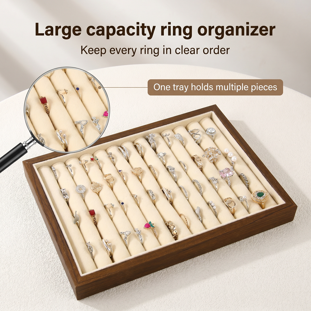Wooden Ring Display Tray, Velv – Wood Ring Blank recenzja i cena