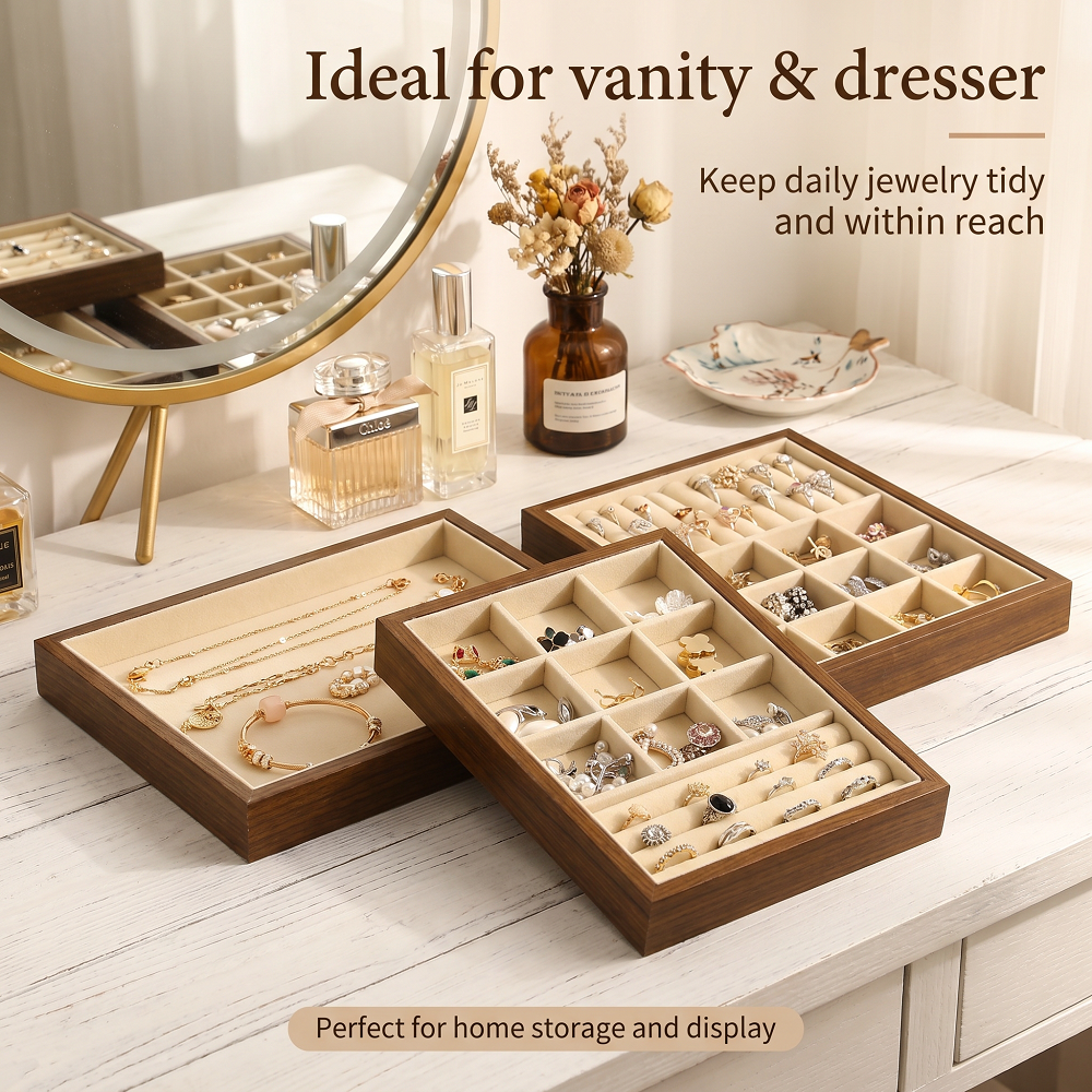 Wooden Ring Display Tray, Velv – Wood Ring Blank recenzja i cena