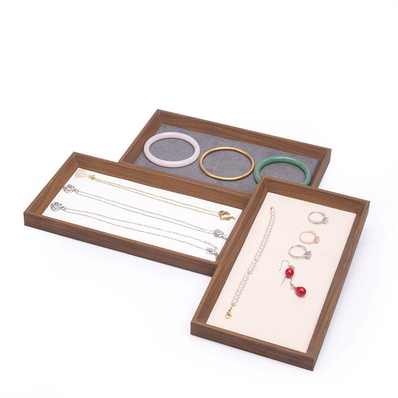 Brown Wood Empty Jewelry Tray  – Wood Ring Blank recenzja i cena