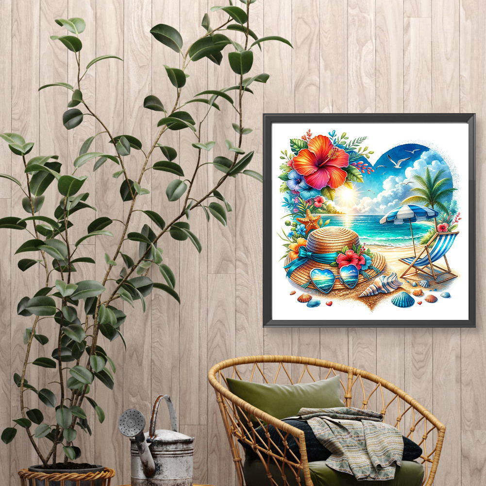 Summer Beach Full DIY 5D Round – Resin Craft For Beginners recenzja i cena