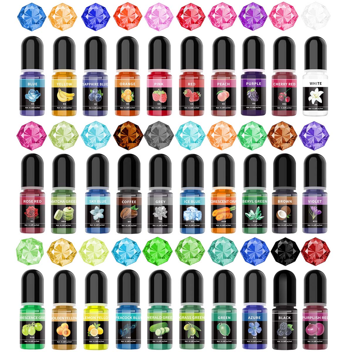 5ml/Bottle Epoxy Resin Pigment – Epoxy Uv Resin Kit recenzja i cena