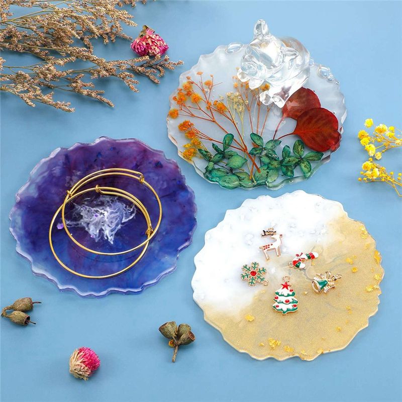 ABVT-12 Pieces Resin Coaster M – Geode Mold Silicone recenzja i cena