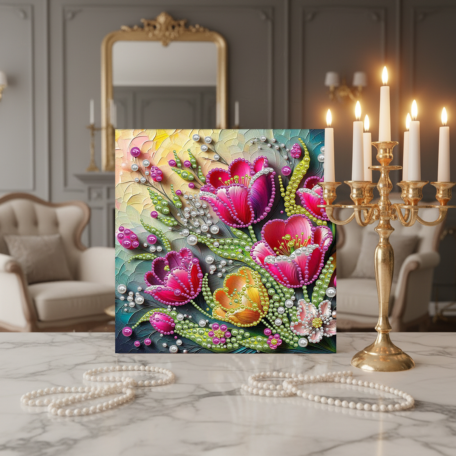 DIY Pearl Gem Paintings Pictur – Resin Craft For Beginners recenzja i cena