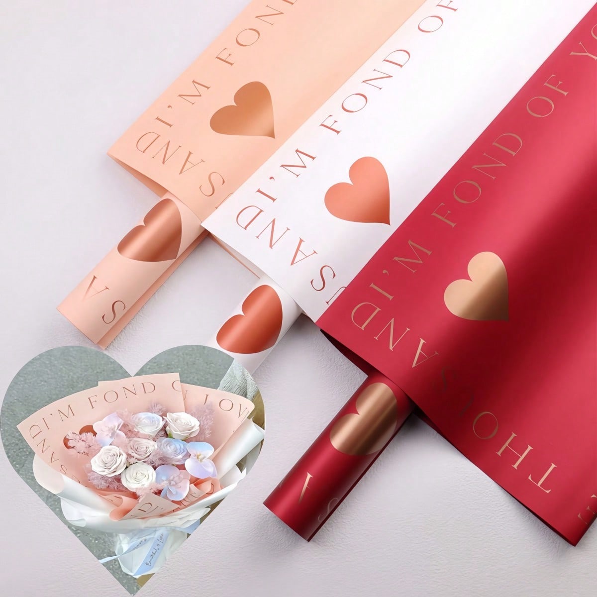 20 Sheets/Pack Gold Foil Heart – Gold Foil Flakes recenzja i cena