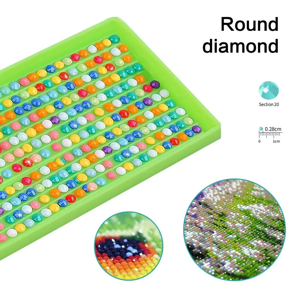 1pc frameless  5D DIY Diamond  – Resin Craft Kit recenzja i cena