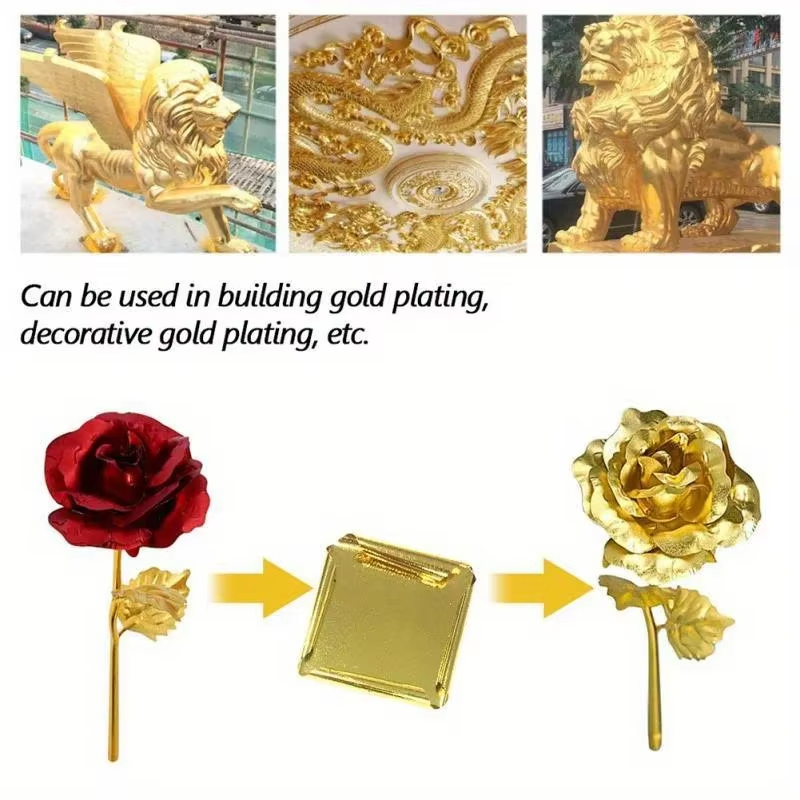 100pcs Imitation Gold Sliver C – Gold Foil Flakes recenzja i cena