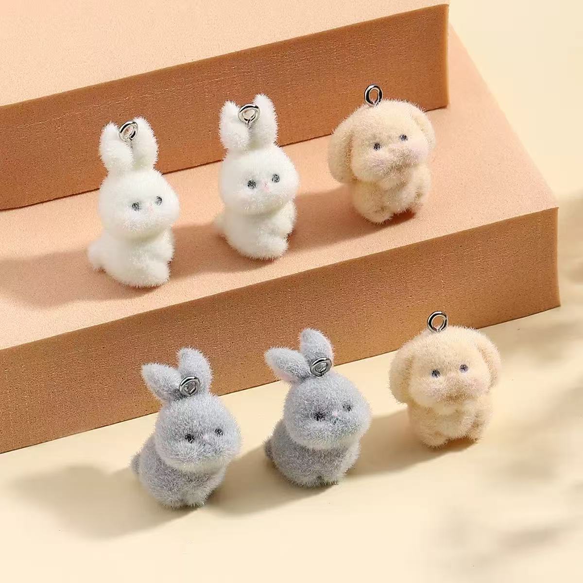 10pcs Flocking Little Rabbit R – Resin Craft Projects recenzja i cena