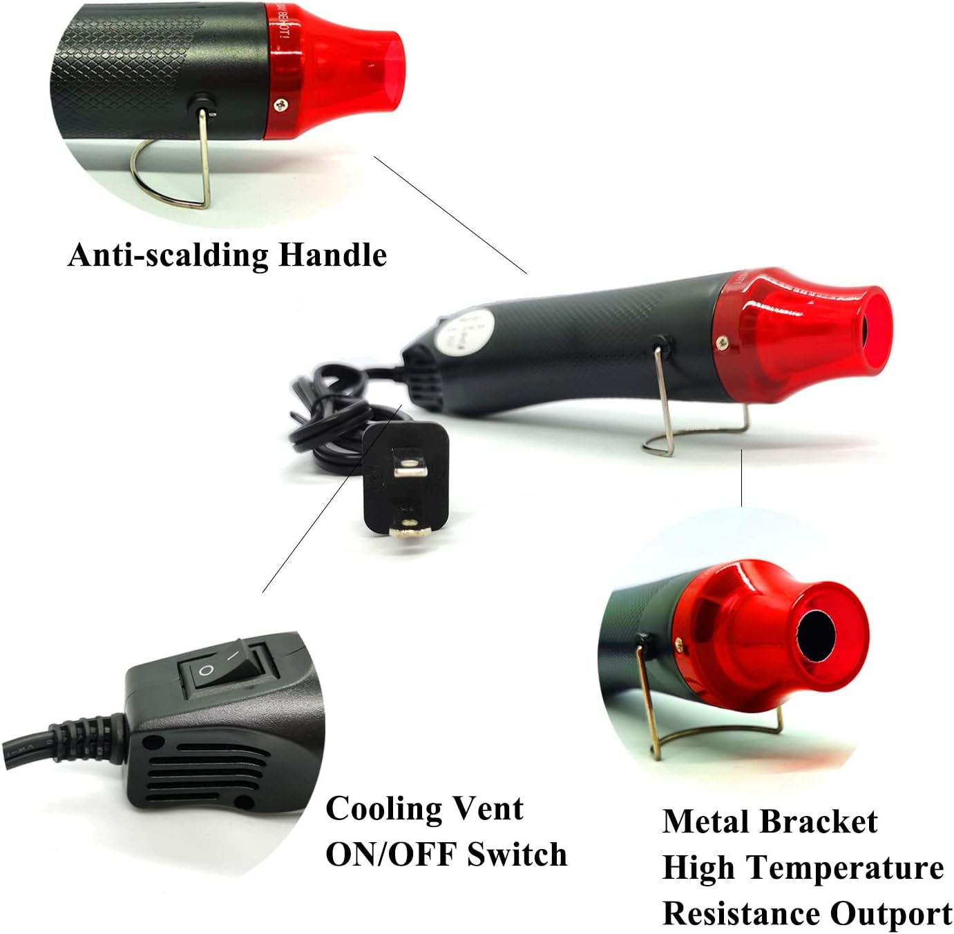 300W Mini Heat Gun Dual-Temp 3 – Heat Gun Small recenzja i cena