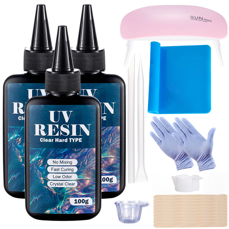 100g/250g Clear UV Resin Hard  – Epoxy Uv Resin Kit recenzja i cena