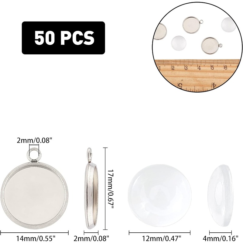 50 sets Pendant Cabochon Jewel – Bezels Set Pendant recenzja i cena