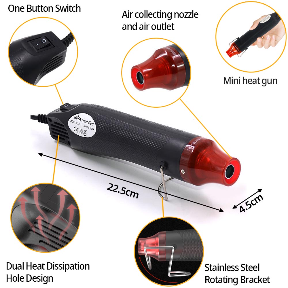 300W Hot Air Heat Gun Electric – Heat Gun Small recenzja i cena