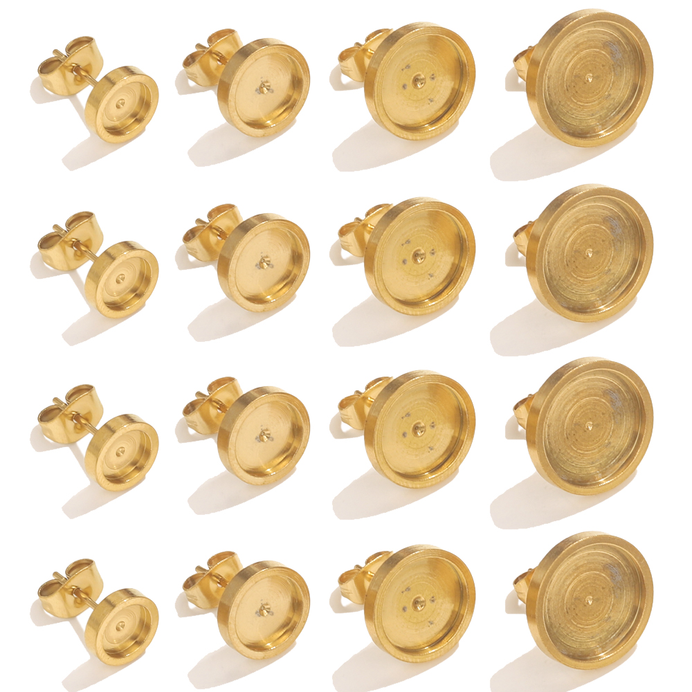 10pcs Stainless Steel Gold Ear – Resin Jewelry Kit recenzja i cena