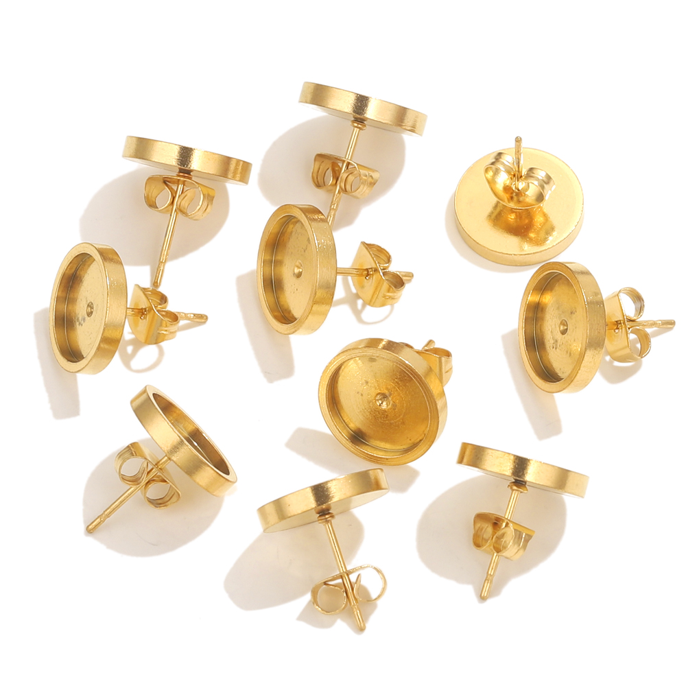 10pcs Stainless Steel Gold Ear – Resin Jewelry Kit recenzja i cena