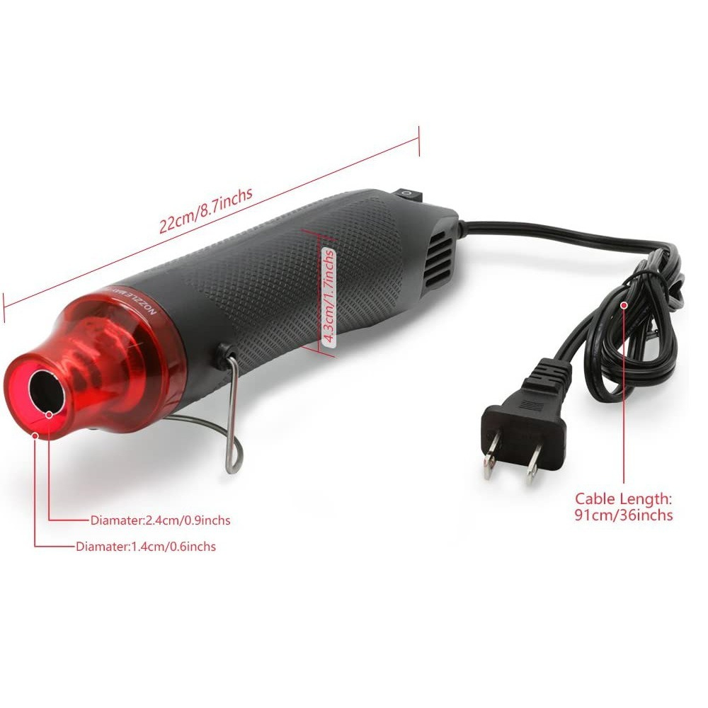 300W Hot Air Gun Portable Mini – Heat Gun Small recenzja i cena