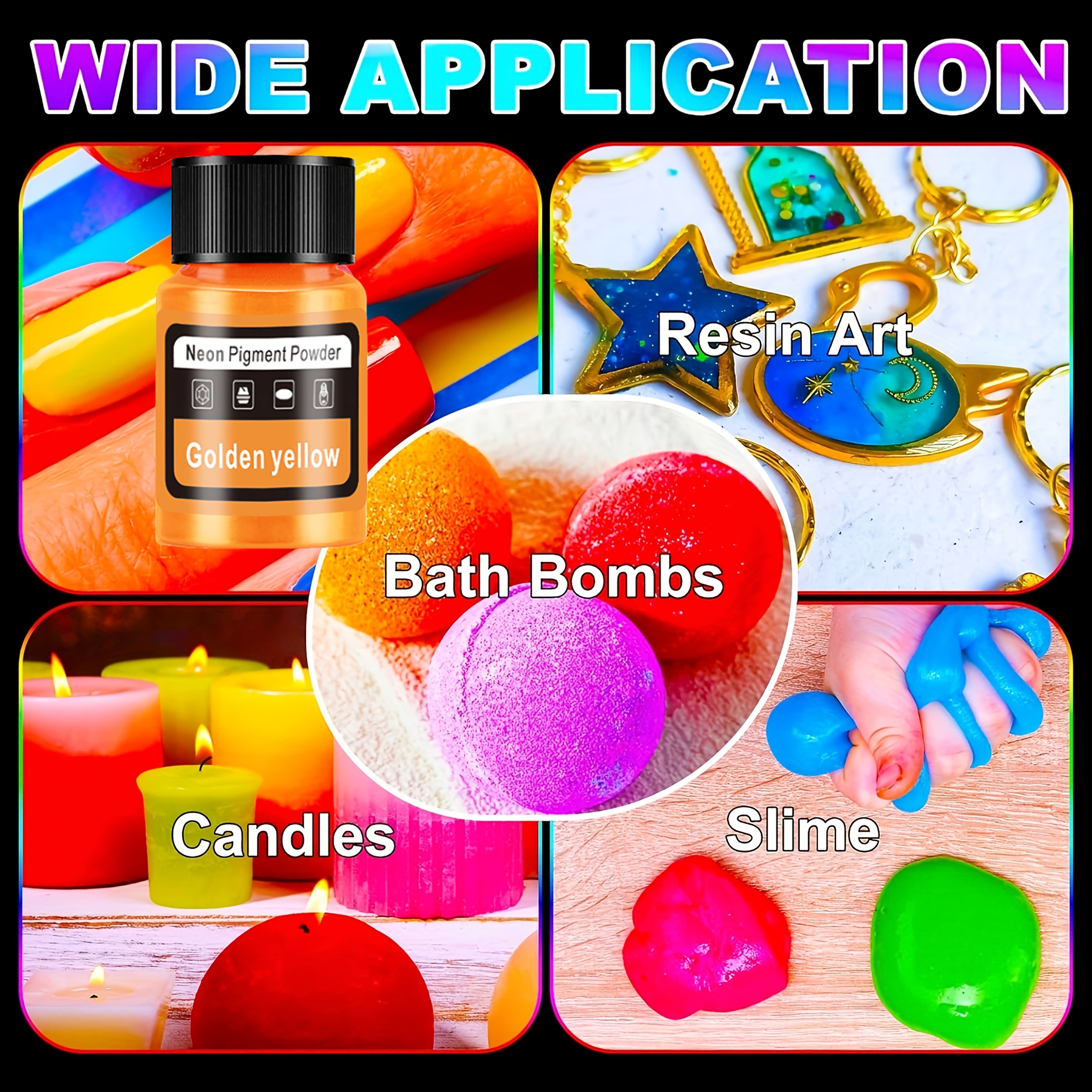 Fluorescent Powder/Neon Resin  – Resin Pigment Set recenzja i cena